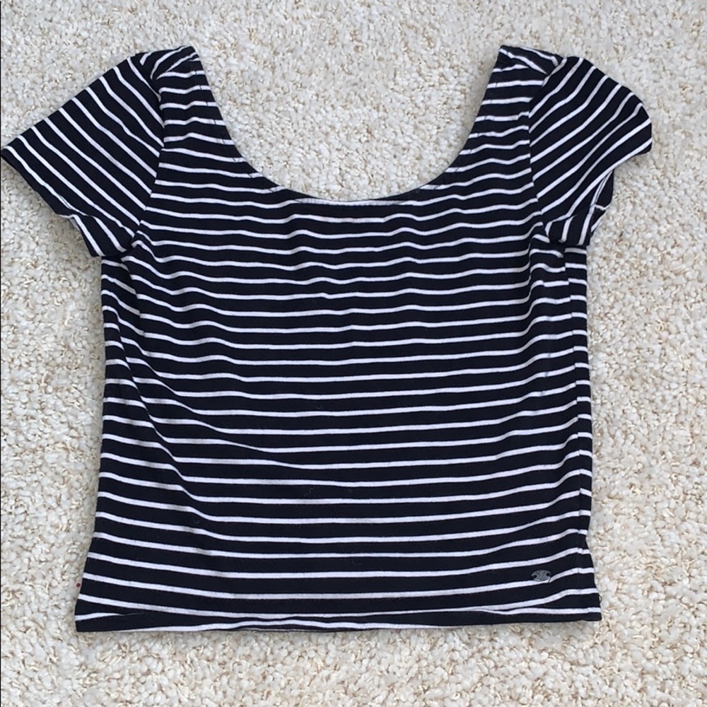 American Eagle basic striped tee
